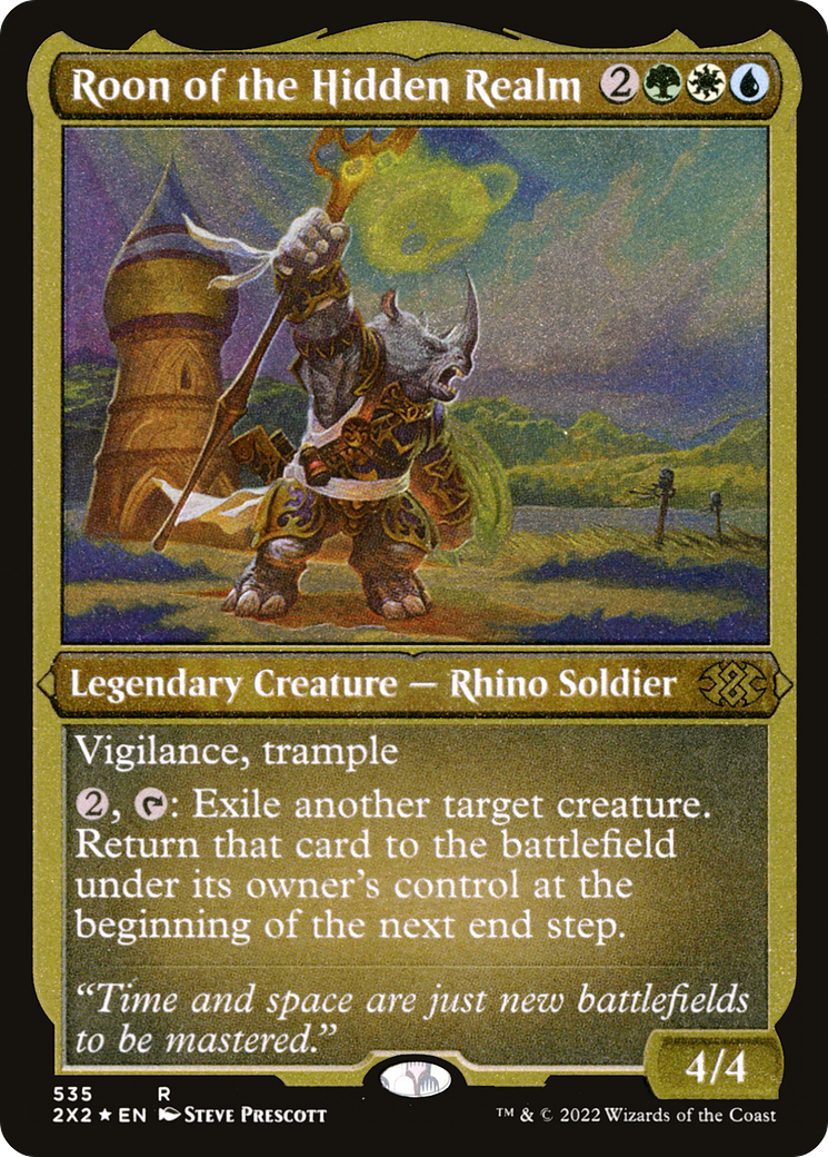 Roon of the Hidden Realm (Foil Etched) |  Foil (535) [Double Masters 2022]