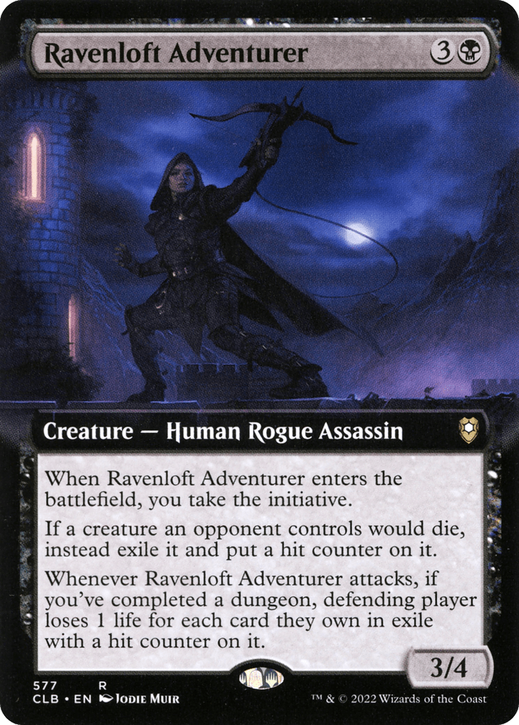 Ravenloft Adventurer (Extended Art) [Commander Legends: Battle for Baldur's Gate] Foil