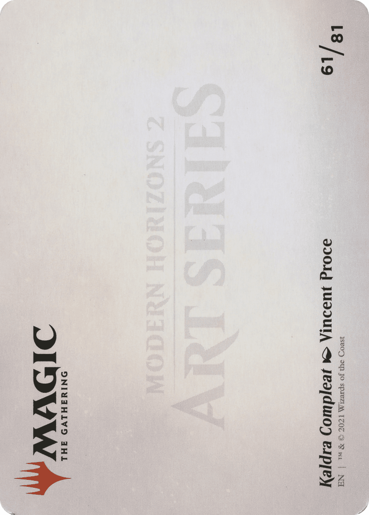 Kaldra Compleat // Kaldra Compleat (AMH2-061) - Modern Horizons 2 Art Series (Borderless) Foil