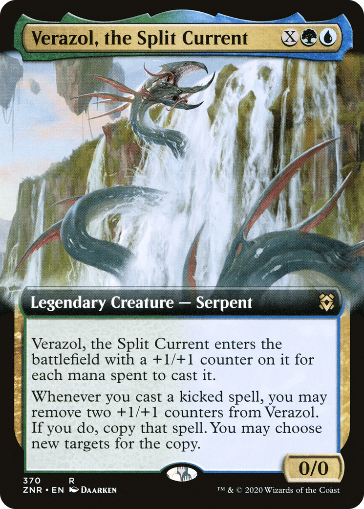 Verazol, the Split Current (Extended Art) [Zendikar Rising] Foil