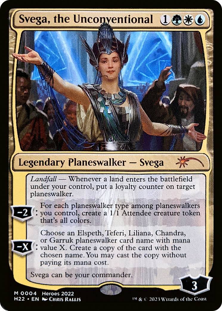 Svega, the Unconventional (PH22-004) - 2022 Heroes of the Realm Foil