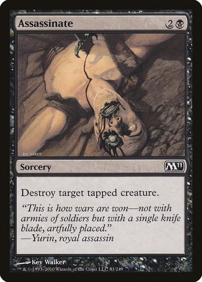 Assassinate 81/249 (Magic 2011 (M11)) 