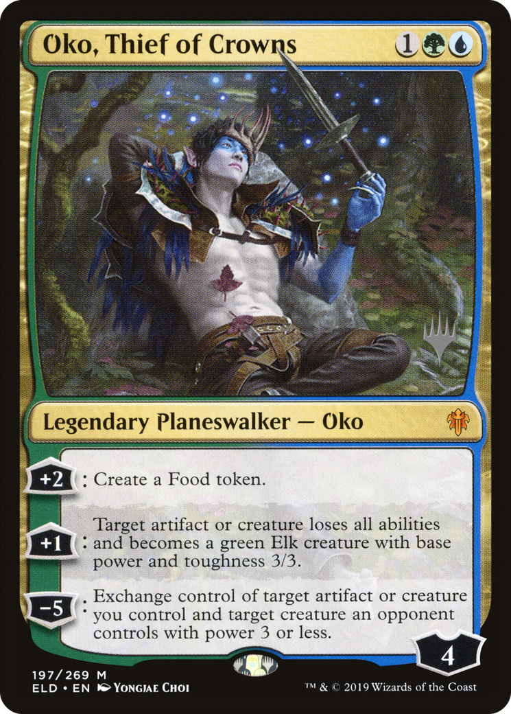 Oko, Thief of Crowns (Promo Pack) [Throne of Eldraine Promos] Foil