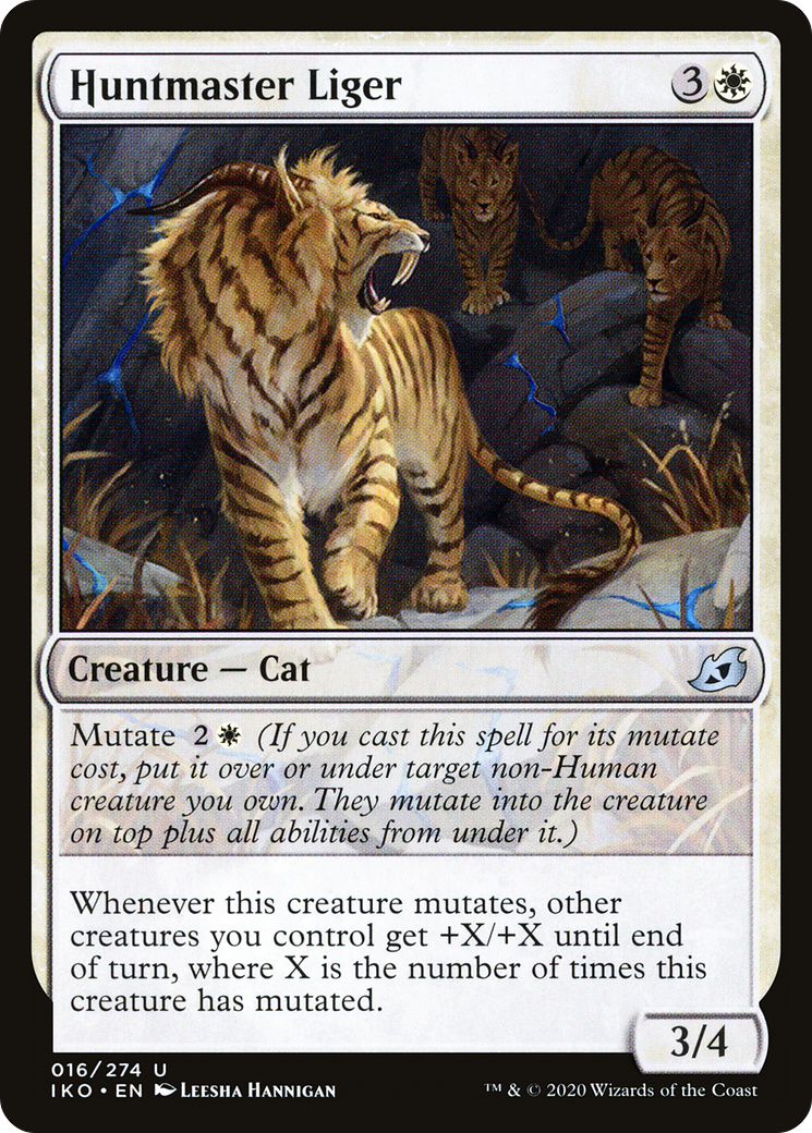Huntmaster Liger [Ikoria: Lair of Behemoths] Foil