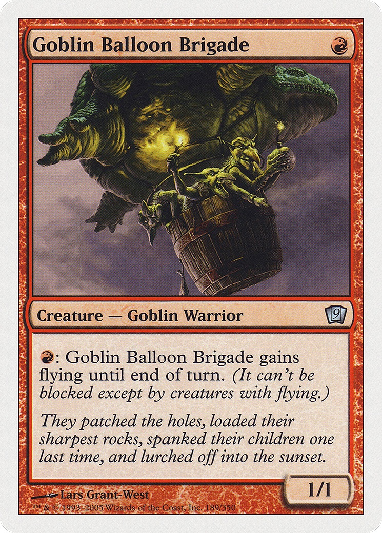 Goblin Balloon Brigade [Ninth Edition] Foil