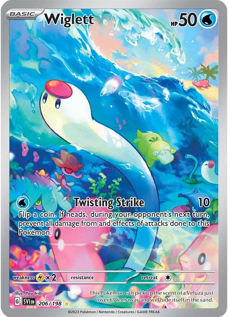Wiglett 206/198 - SV01 Scarlet & Violet Base Set Holofoil