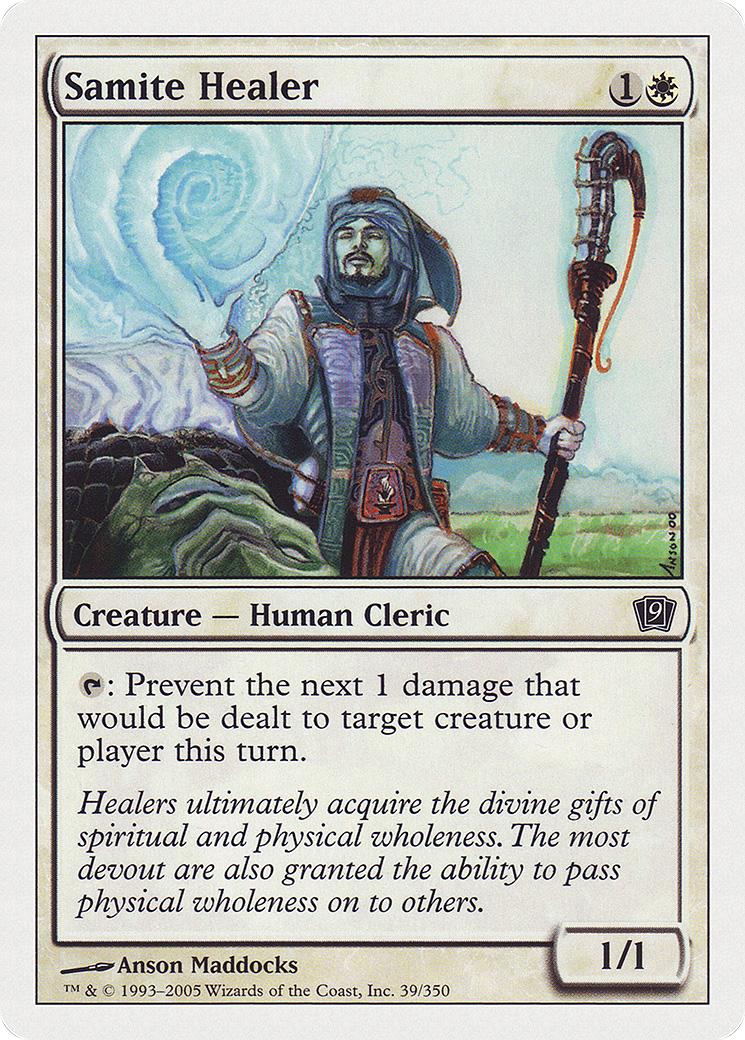 Samite Healer [Ninth Edition] Foil