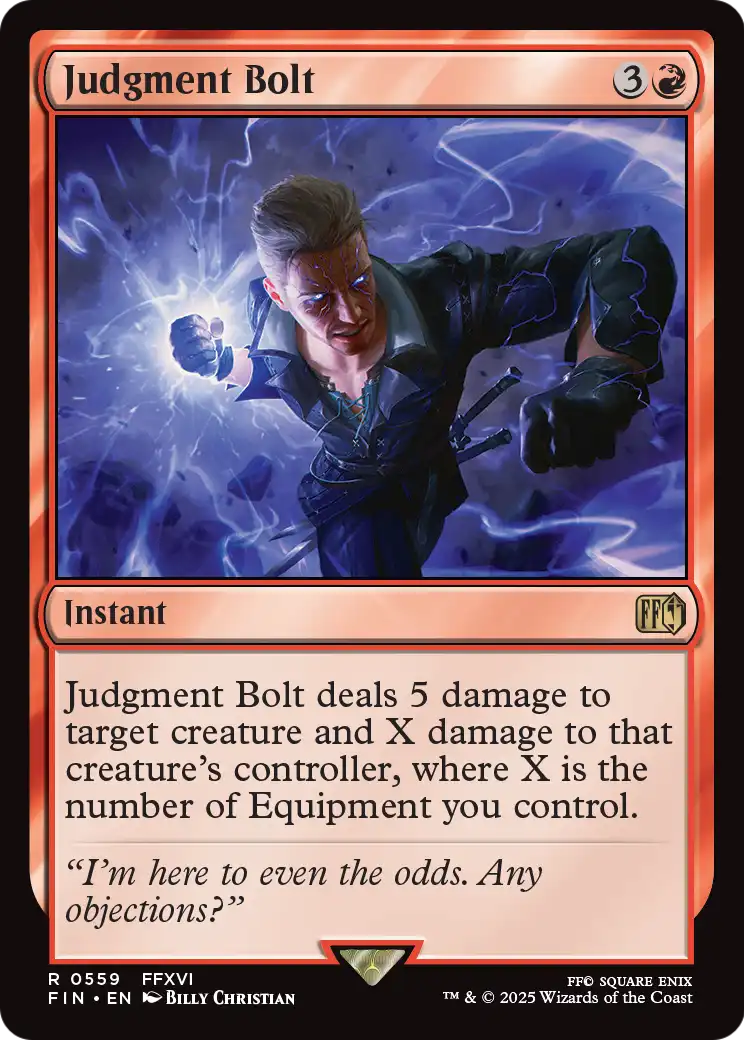 Judgment Bolt (559) [FINAL FANTASY]  Foil