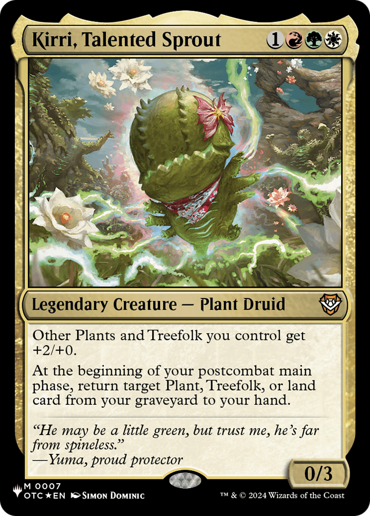 Kirri, Talented Sprout |  (OTC-7) [The List]