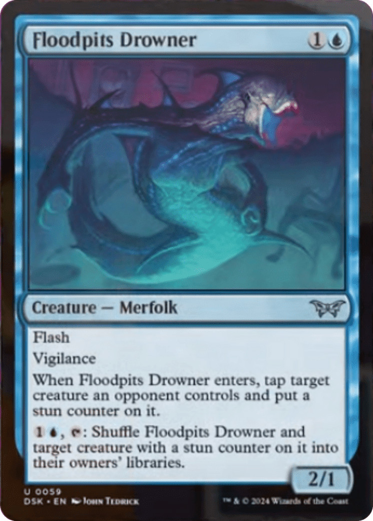 Floodpits Drowner [Duskmourn: House of Horror] Foil