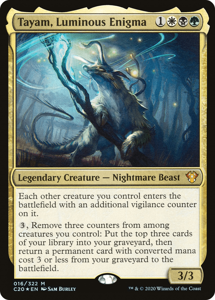 Tayam, Luminous Enigma [Commander 2020] Foil