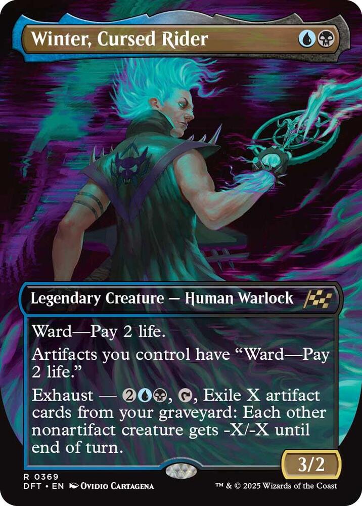 Winter, Cursed Rider 369/291 (Aetherdrift)  - Borderless