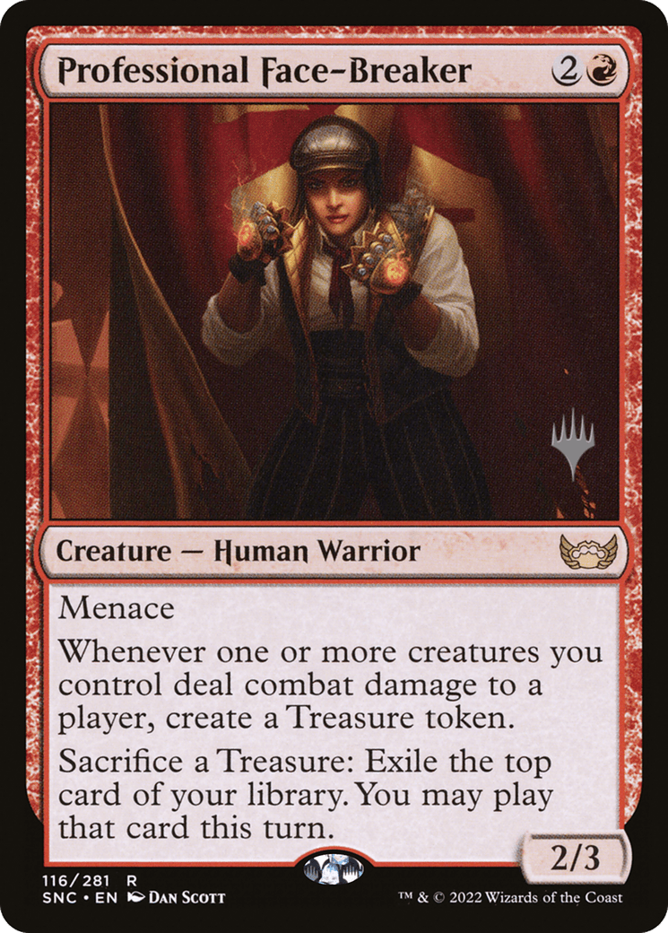 Professional Face-Breaker (Promo Pack) [Streets of New Capenna Promos] Foil