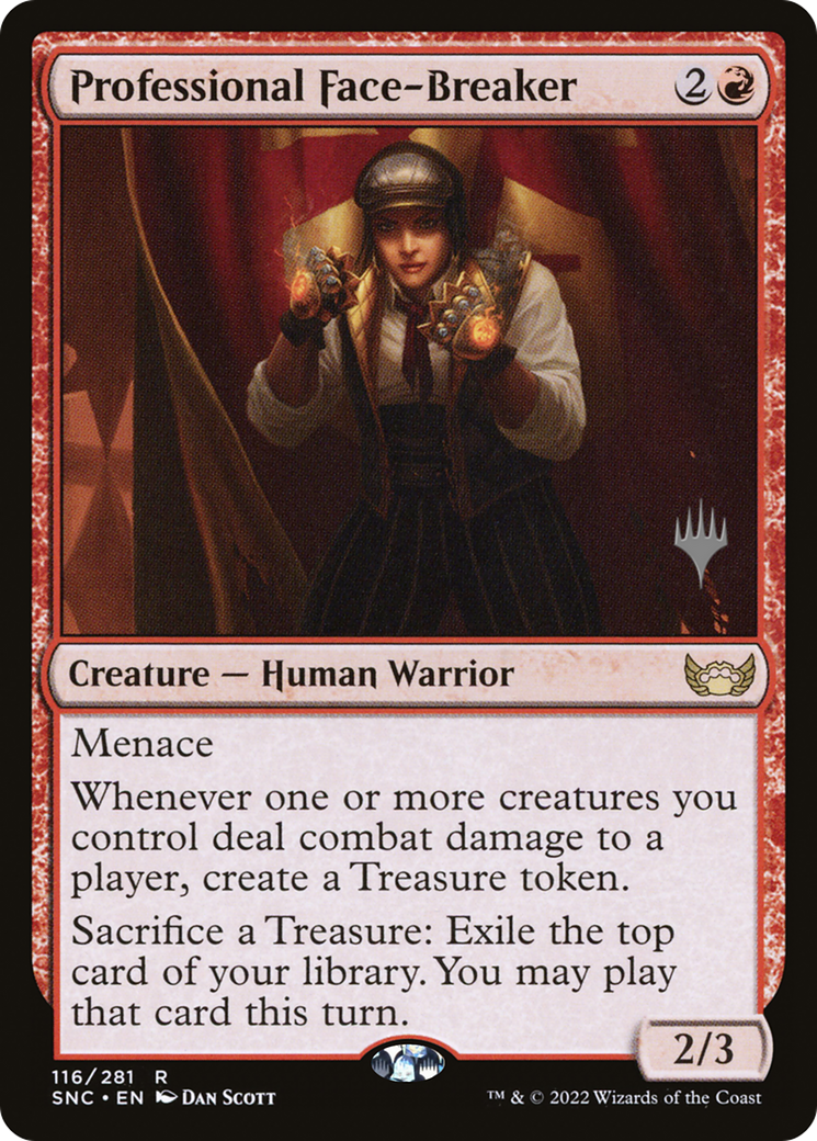 Professional Face-Breaker (Promo Pack) [Streets of New Capenna Promos] Foil