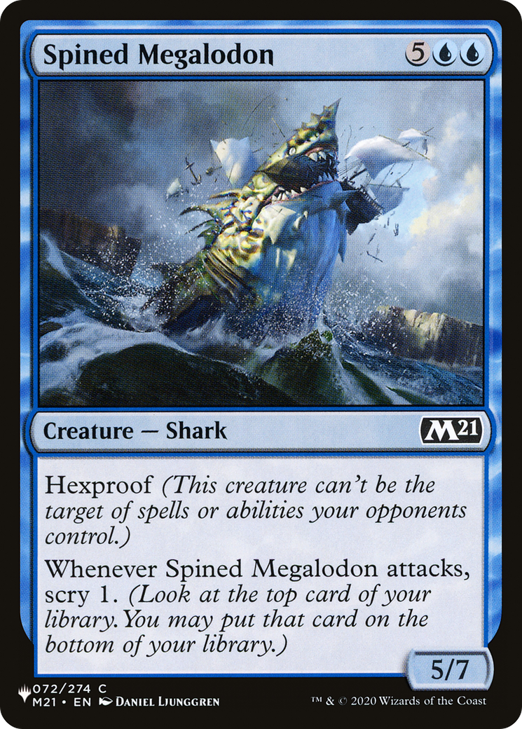Spined Megalodon |  (M21-72) [The List]