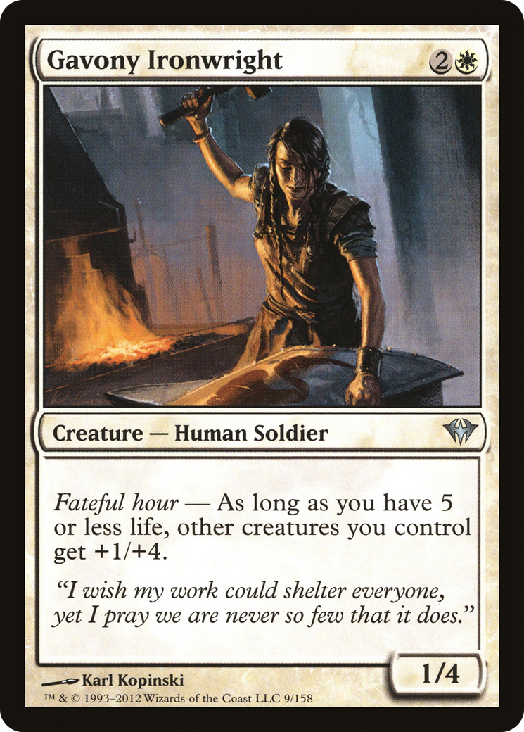 Gavony Ironwright [Dark Ascension] Foil