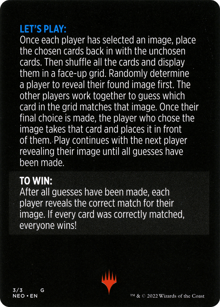 Cyber Simulacrum // Cyber Simulacrum (cont'd) (MNEO-003) - Kamigawa: Neon Dynasty Minigames