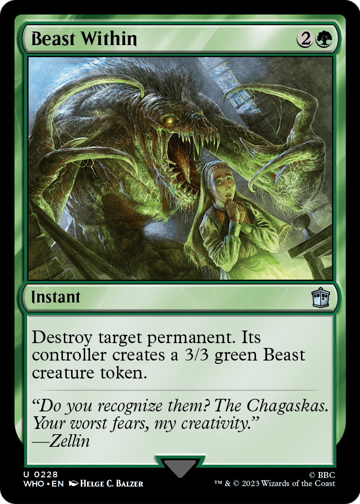 Beast Within [Doctor Who] Foil