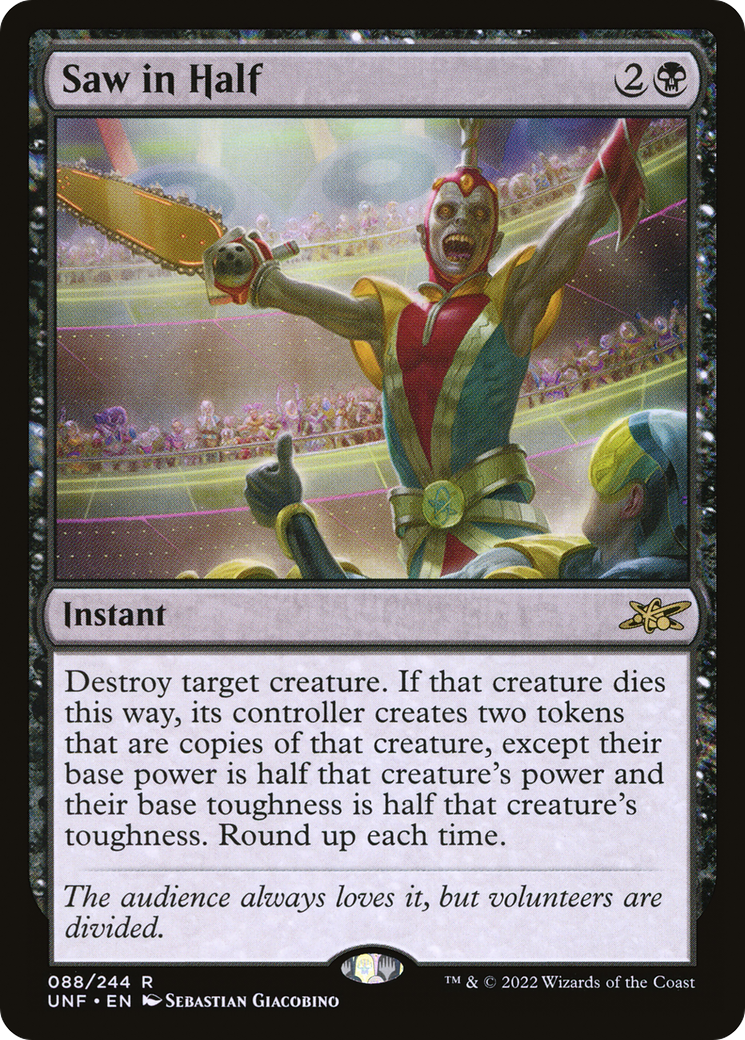 Saw in Half [Unfinity] Foil