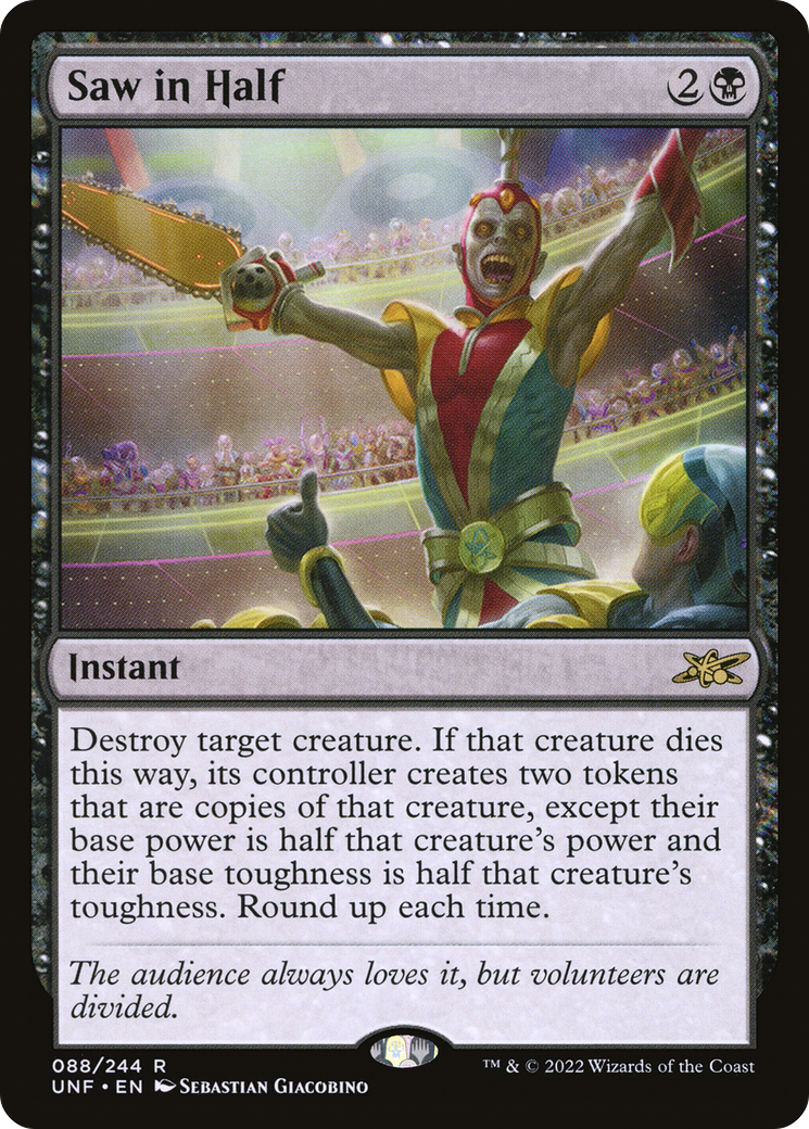 Saw in Half [Unfinity] Foil