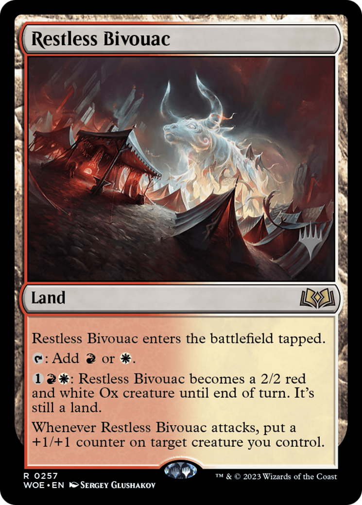Restless Bivouac (Promo Pack) [Wilds of Eldraine Promos] Foil