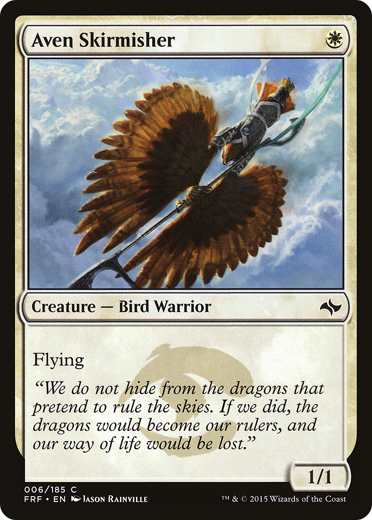 Aven Skirmisher [Fate Reforged] Foil