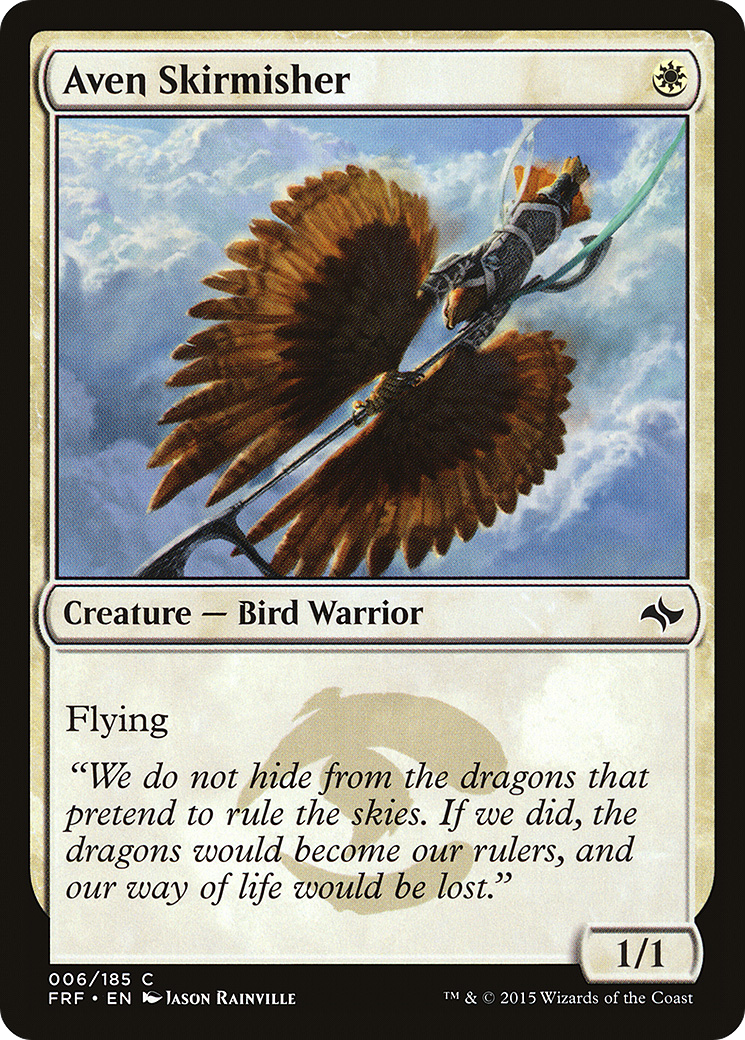 Aven Skirmisher [Fate Reforged] Foil