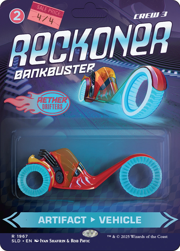 Reckoner Bankbuster // Reckoner Bankbuster (1967) [Secret Lair Drop]  (Borderless) Foil