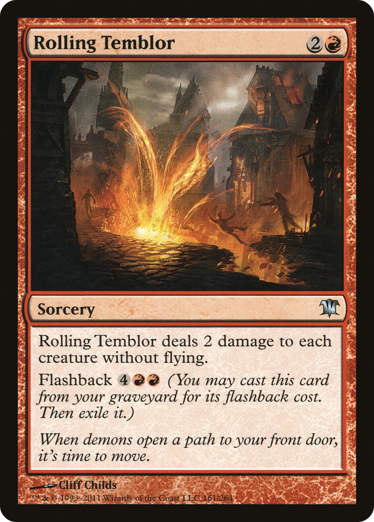 Rolling Temblor [Innistrad] Foil
