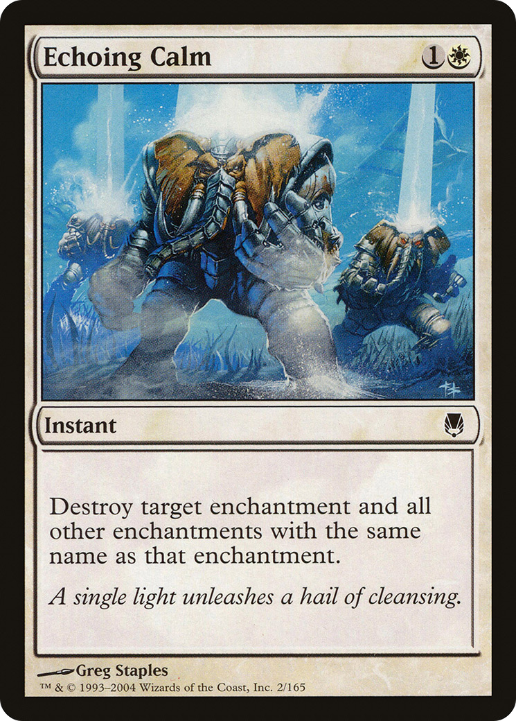 Echoing Calm [Darksteel] Foil