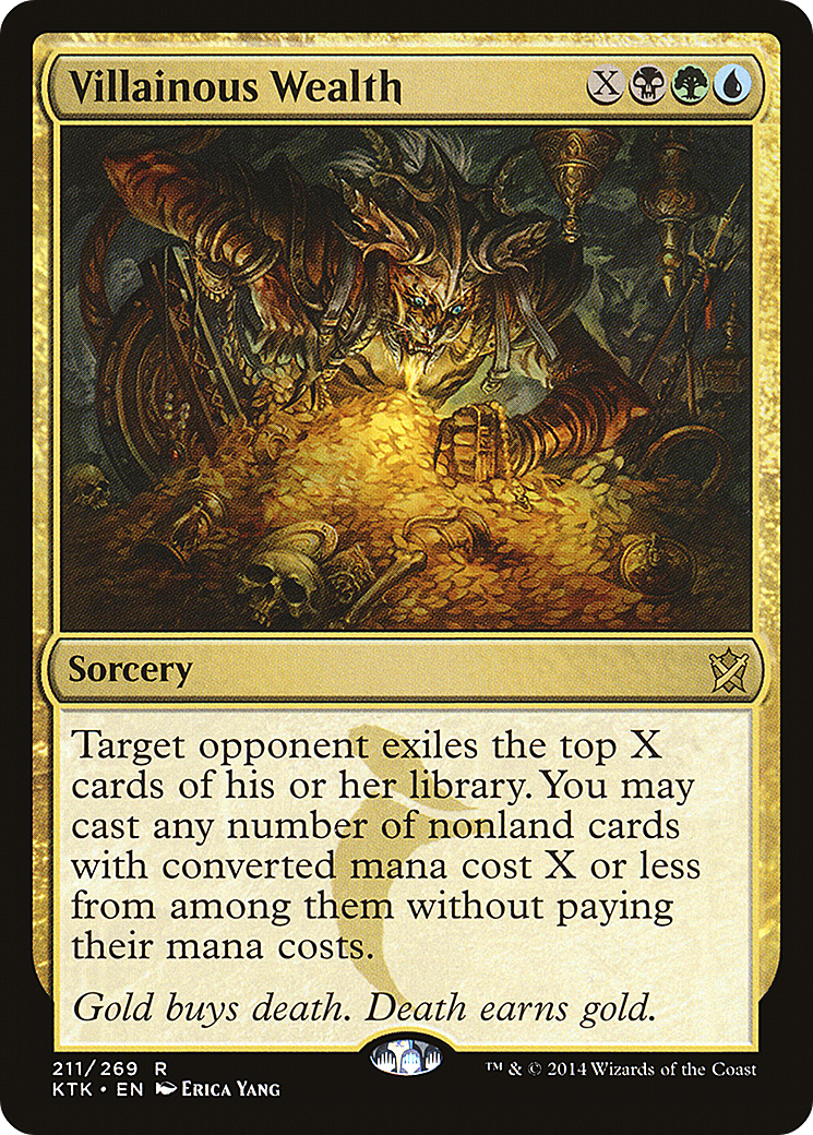 Villainous Wealth [Khans of Tarkir] Foil