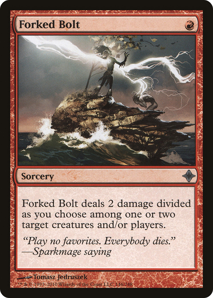 Forked Bolt [Rise of the Eldrazi] Foil