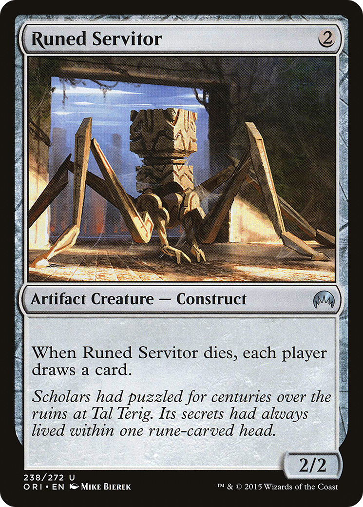 Runed Servitor [Magic Origins] Foil