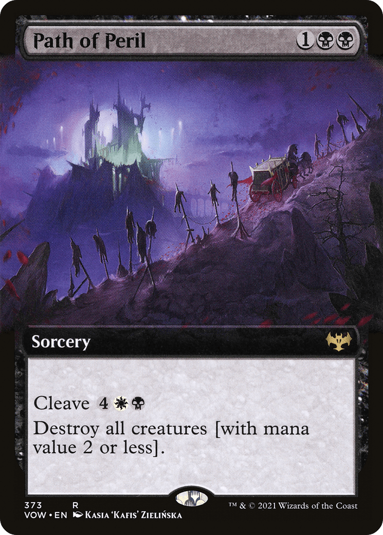 Path of Peril (Extended Art) [Innistrad: Crimson Vow] Foil