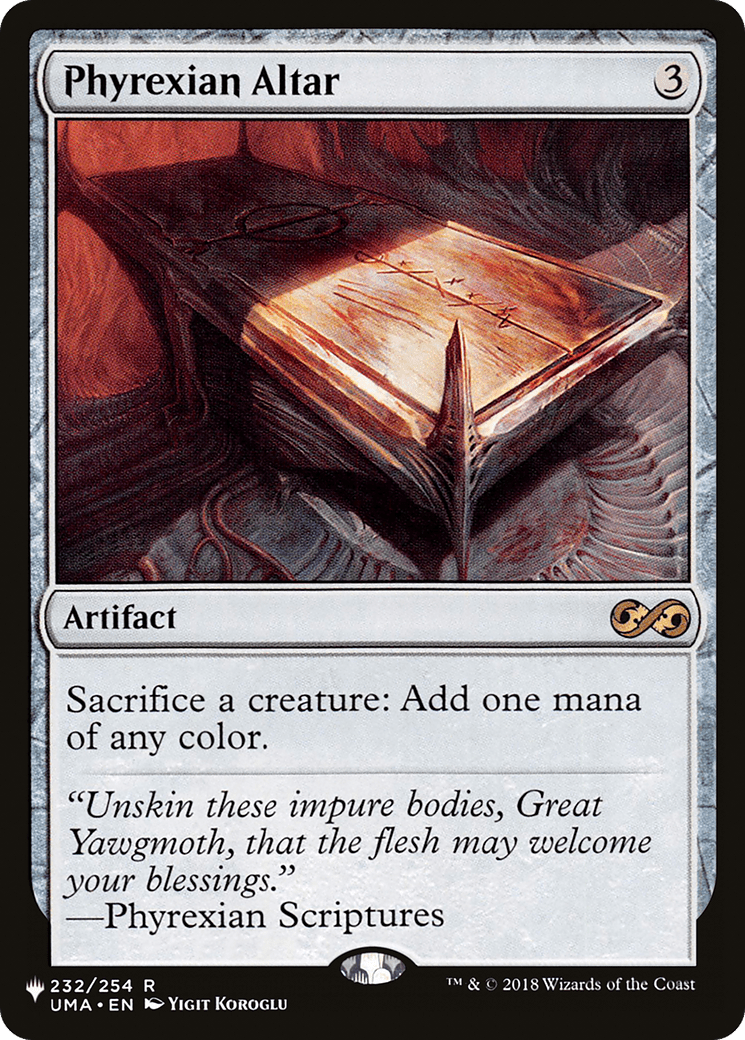 Phyrexian Altar |  (UMA-232) [The List]
