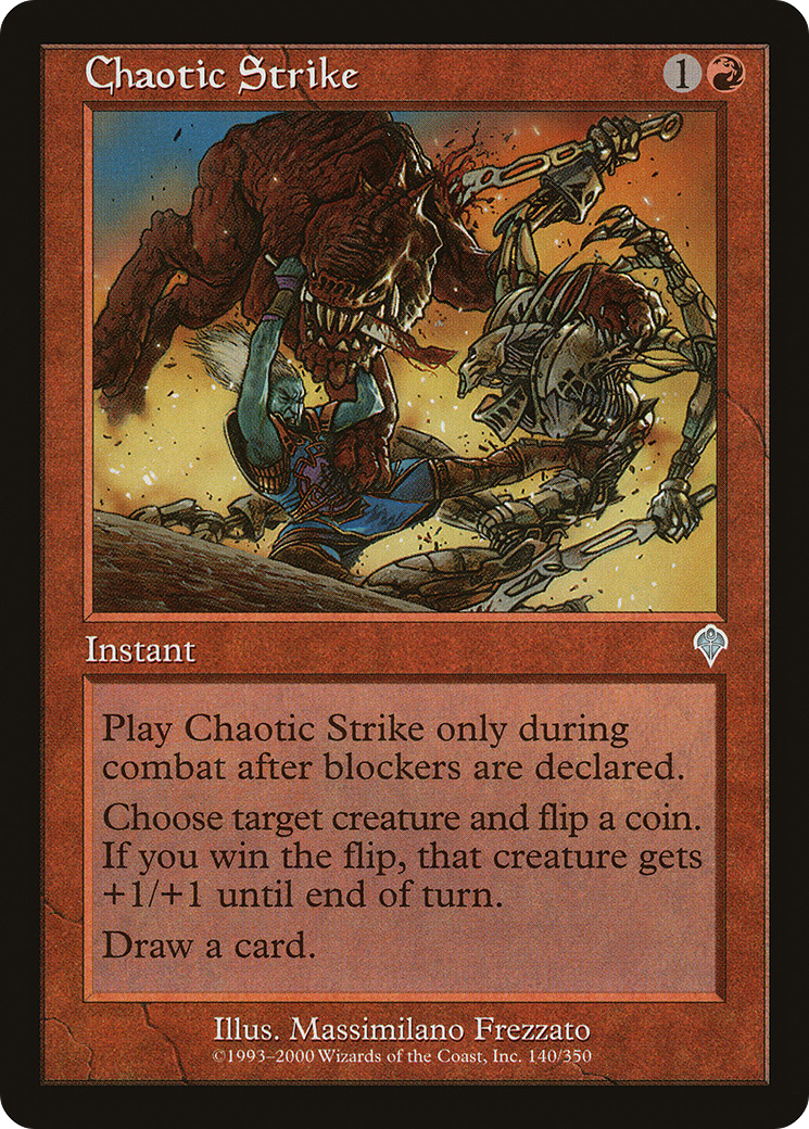 Chaotic Strike [Invasion] Foil