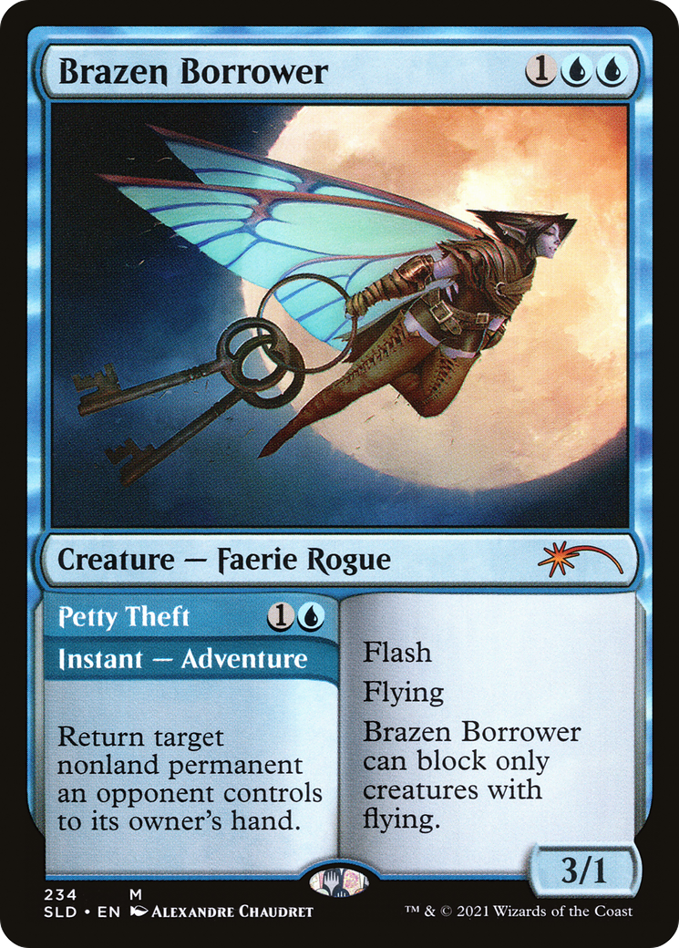 Brazen Borrower // Petty Theft [Secret Lair Drop Series] Foil