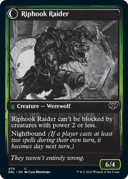 Hookhand Mariner // Riphook Raider [Innistrad: Double Feature] Foil