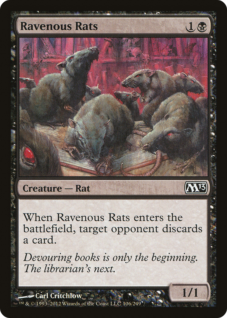 Ravenous Rats [Magic 2013] Foil