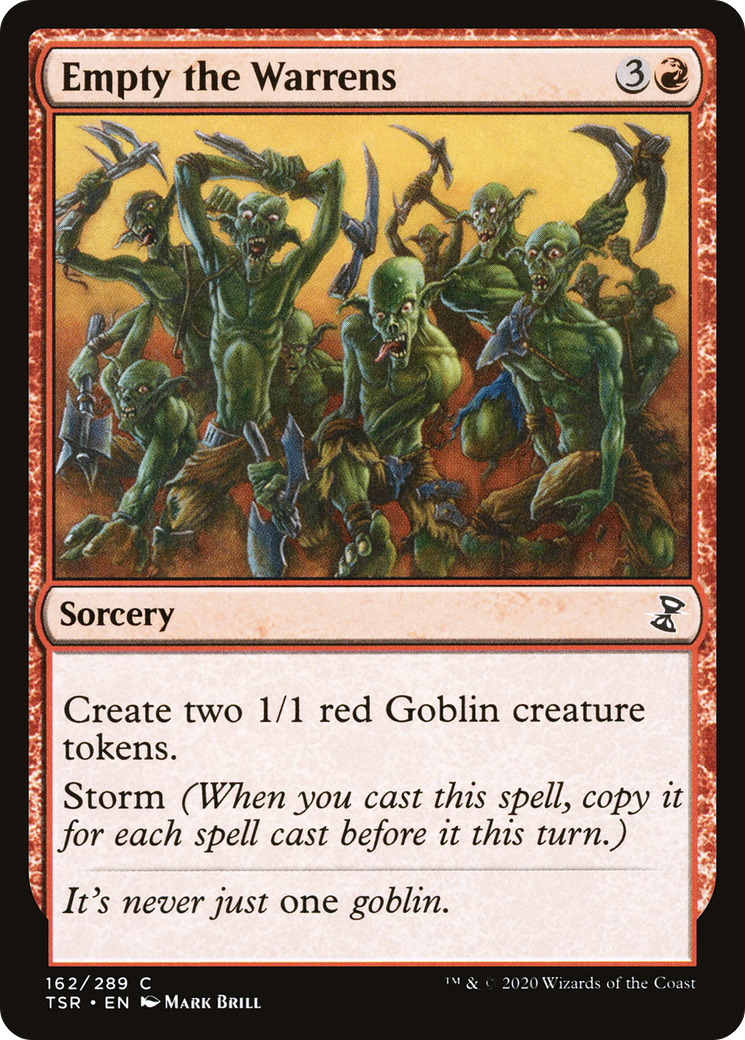 Empty the Warrens [Time Spiral Remastered] Foil
