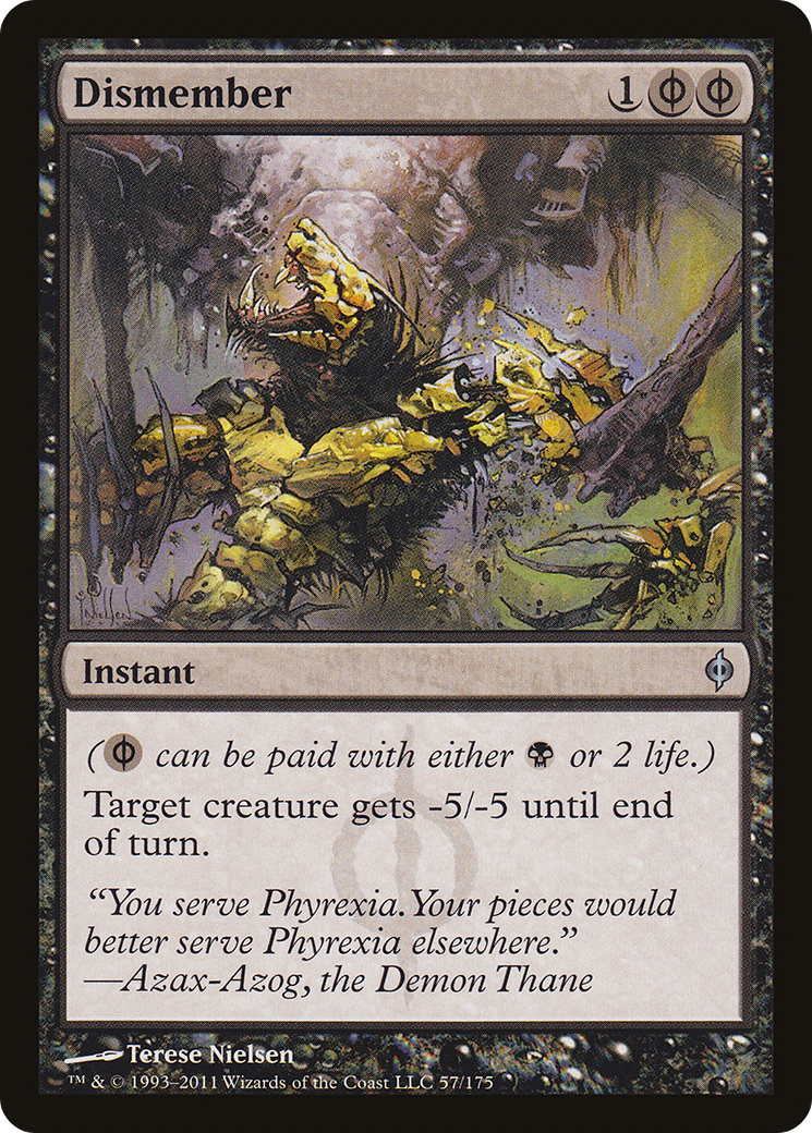 Dismember [New Phyrexia] Foil
