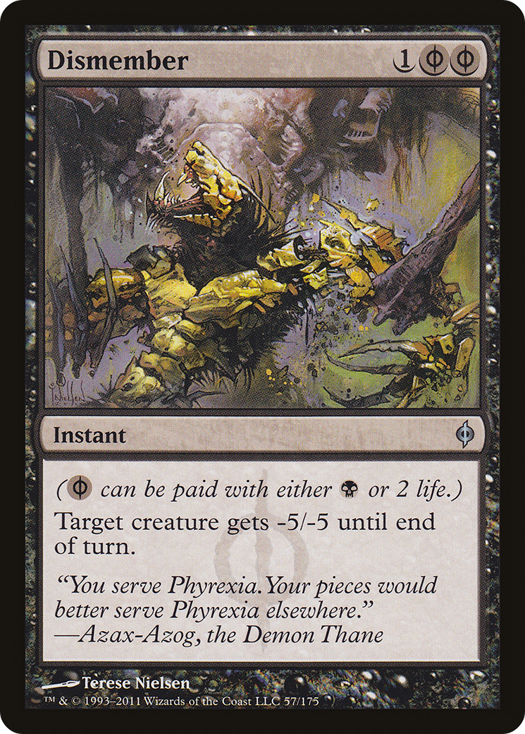 Dismember [New Phyrexia] Foil