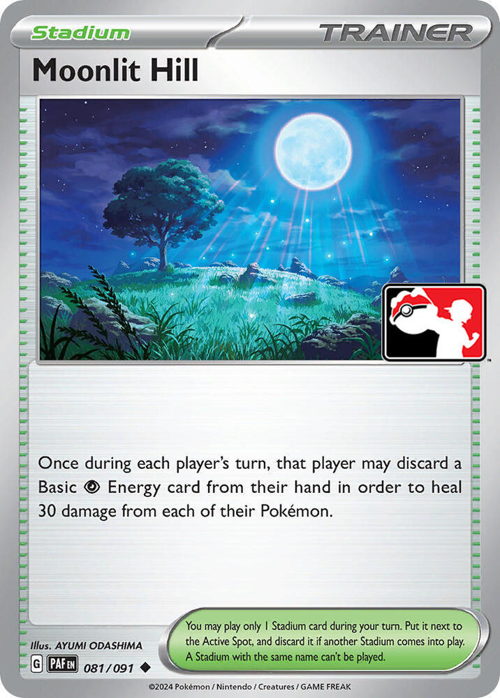 Moonlit Hill Series 5 081/091 (Prize Pack Series Cards)  - Cosmo Holofoil