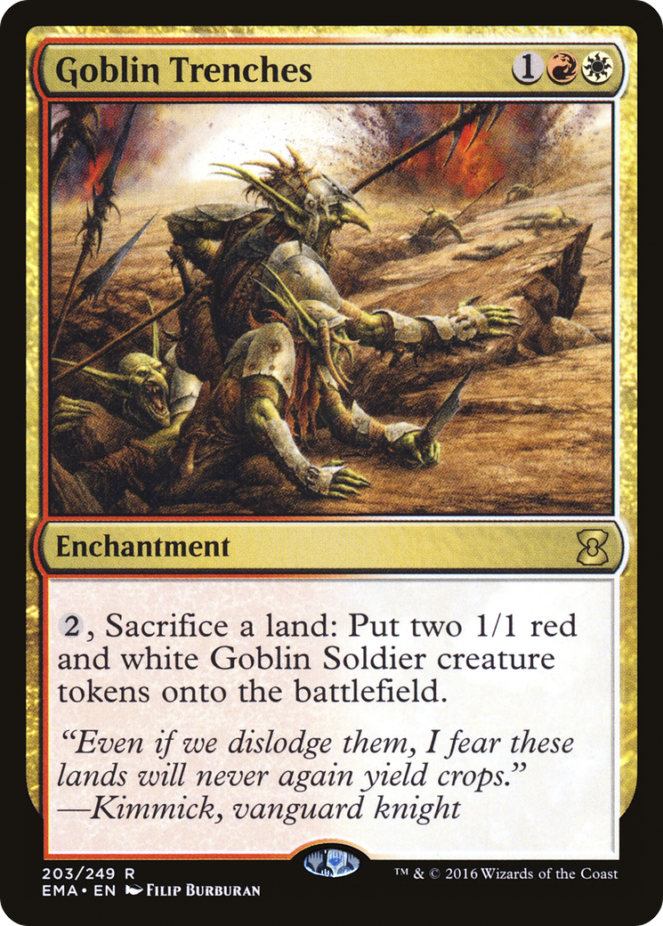 Goblin Trenches [Eternal Masters] Foil