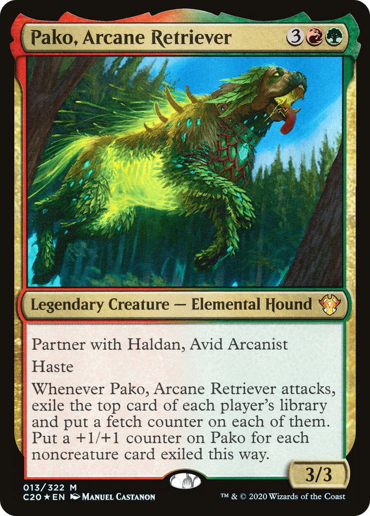 Pako, Arcane Retriever [Commander 2020] Foil