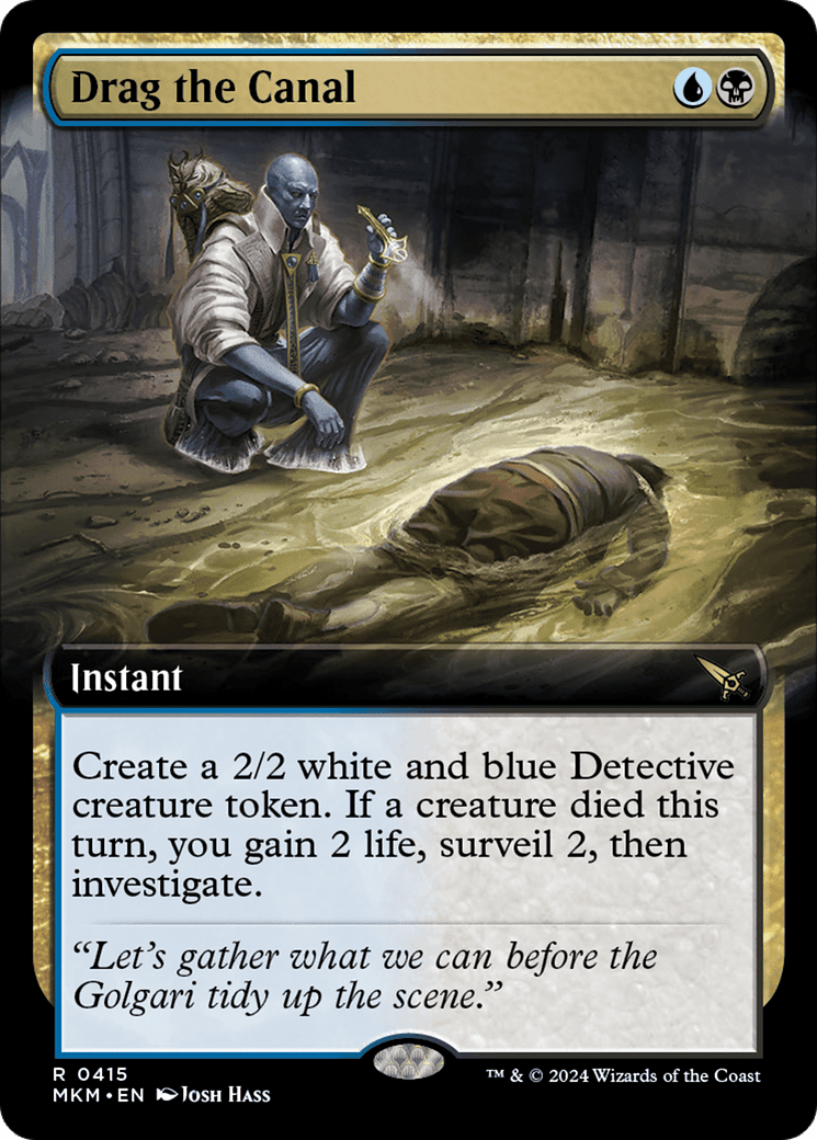 Drag the Canal (Extended Art) [Murders at Karlov Manor] Foil