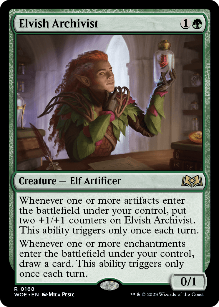 Elvish Archivist [Wilds of Eldraine] Foil