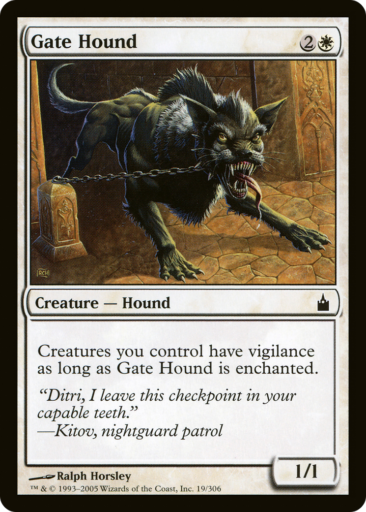 Gate Hound [Ravnica: City of Guilds] Foil