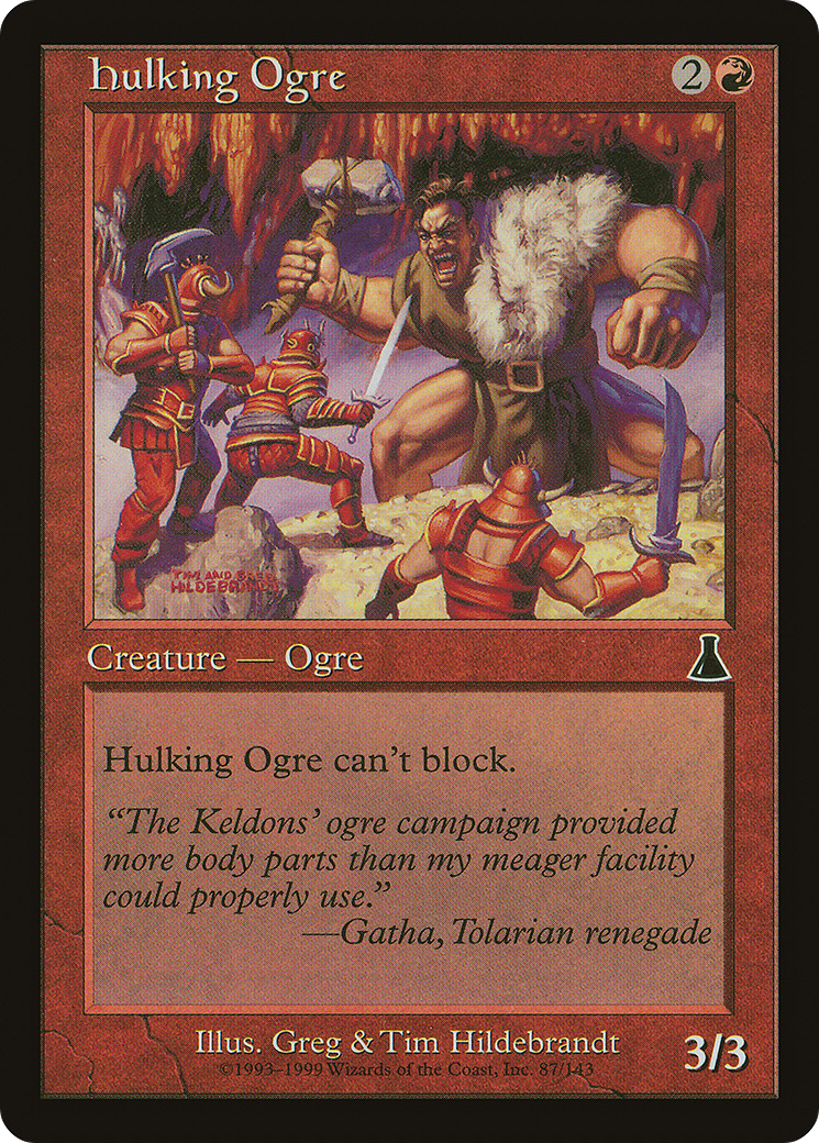 Hulking Ogre [Urza's Destiny] Foil