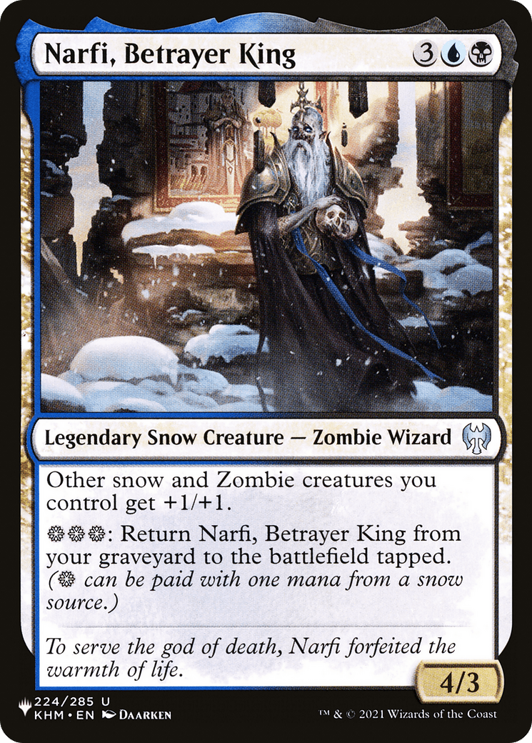 Narfi, Betrayer King |  (KHM-224) [The List]